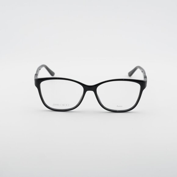 Jimmy Choo JC238 0807 00 Eyeglasses Black 55mm Rectangle Frame - Picture 3 of 10